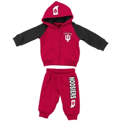 Indiana Infant "Charger" Hoodie and Pant Set from Colosseum