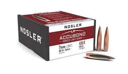 7mm Nosler AccuBond Long Range Spitzer 168gr. 100ct.