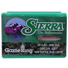 30 Cal Sierra GameKing Spitzer 200gr. 100ct.