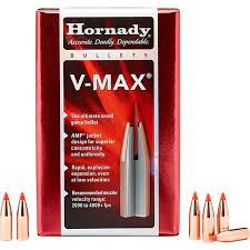 6mm Hornady V-Max 75gr. 100qty