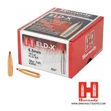 Hornady 6.5mm 143gr. ELD-X 100ct.