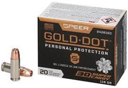 Speer Gold Dot Personal Protection 30 Super Carry