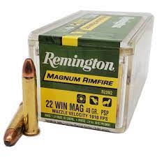 Remington 22 Win Mag Magnum Rimfire