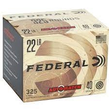 Federal 22lr AutoMatch 325 Rounds