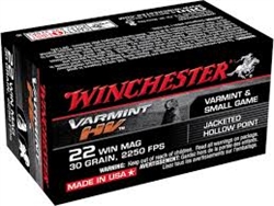 Winchester .22Win Mag Varmint HV 30gr