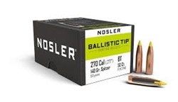 Nosler Ballistic Tip Hunting 270Cal 140Gr Spitzer