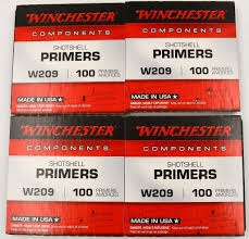 Winchester Shotshell 209 Primers 100ct