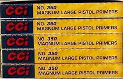 CCI Large Pistol Magnum No. 350 100ct.