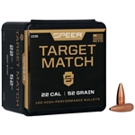 22 Cal Speer Target Match 52gr 100ct