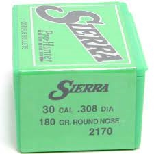 Sierra 30Cal 180gr Pro-Hunter 100ct