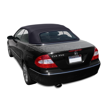 Mercedes Convertible Top 2004-2009 CLK (209) German A5 Canvas, Black