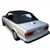 BMW 3 Series E30 Convertible Top Replacement - Black TwillFast Canvas