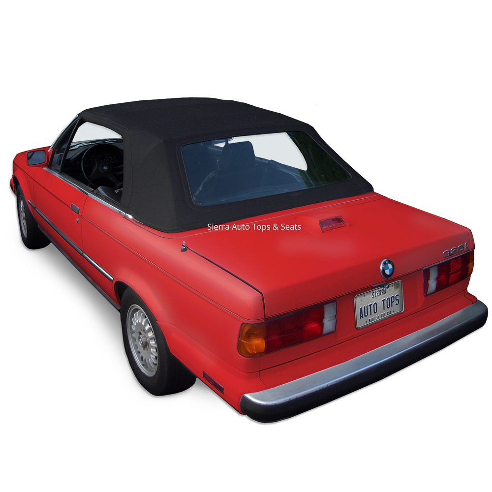 BMW Convertible Top 1987-1993 3 Series (E30) Stayfast Canvas Black