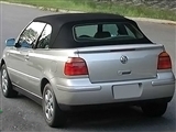 1995-2000 VW Cabrio Golf Convertible Top, Black Twillfast II Cloth