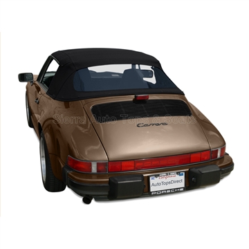 Porsche 911 1983-1994 Convertible Top Replacement w/ Window - Black