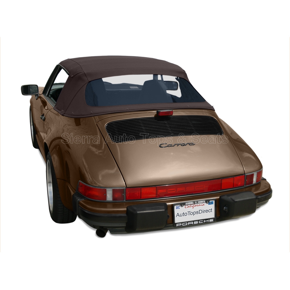 Porsche 911 Convertible Top Replacement & Window, Brown Stayfast Cloth