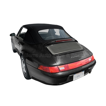 Porsche 911 Convertible Top Replacement - Black German Classic Canvas