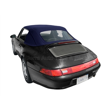 Porsche 911 Convertible Top Replacement - Blue German Classic Canvas