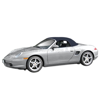 Porsche Boxster Convertible Top Replacement with Window, Metropol Blue