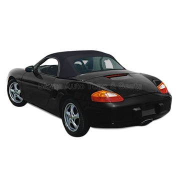 Porsche Boxster Convertible Soft Top w/ Plastic Window - Black