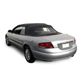 Chrysler Sebring Convertible Soft Top - Black Sailcloth Vinyl