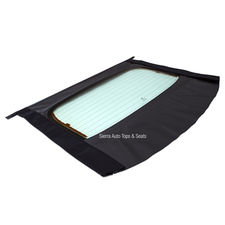 Chevy Cavalier & Sunfire Black Sailcloth Convertible Window Section