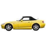 Honda S2000 Convertible Soft Top - Black Stayfast Canvas