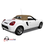 Replacement Toyota MR2 Saddle Convertible Top - Twill Grain Vinyl