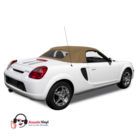 Replacement Toyota MR2 Saddle Convertible Top - Twill Grain Vinyl