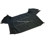 SAAB 900 Convertible Top 86-94 in Black Stayfast Cloth (Front Section Only) | Auto Tops Direct