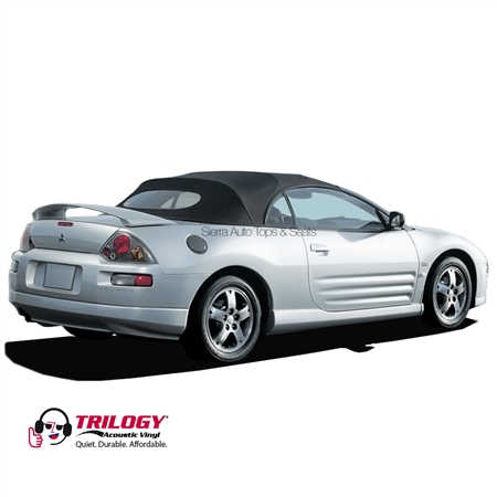 2000-2005 Mitsubishi Eclipse Vinyl Convertible Top Replacement - Black