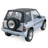 Suzuki Geo Tracker 1986-94 Convertible Top Replacement, Black Vinyl | Auto Tops Direct