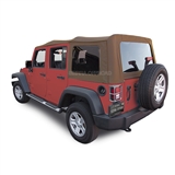 Jeep Wrangler 4 Door JK Sailcloth Soft Top