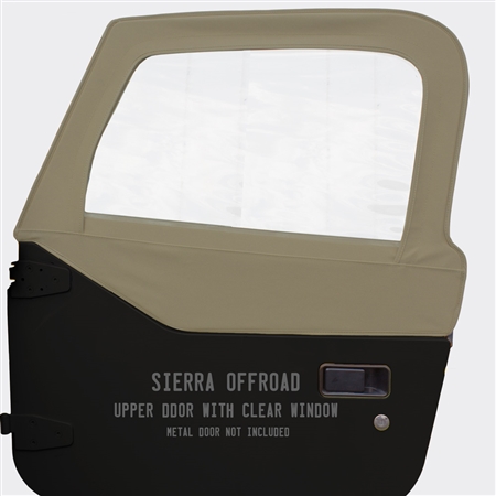 Sierra Offroad Upper Doors for Jeep Wrangler - Stone