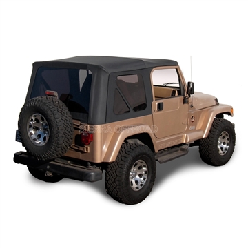 Replace Sierra Off-Road Soft Top, Black Denim Jeep Replacement Top | Auto Tops Direct