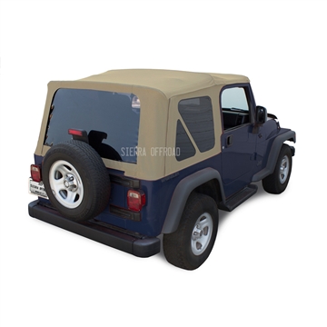 Sierra Offroad Factory Style Wrangler Top & Door Skins: Camel