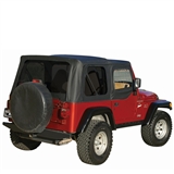 1997-2006 Jeep Wrangler Black Diamond Soft Top & Door Skins
