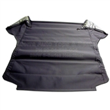 BMW E36 Headliner, Charcoal, 3 Tube, 3/4 Length Front Heat-seal with Plastic on both sides | Auto Tops Direct