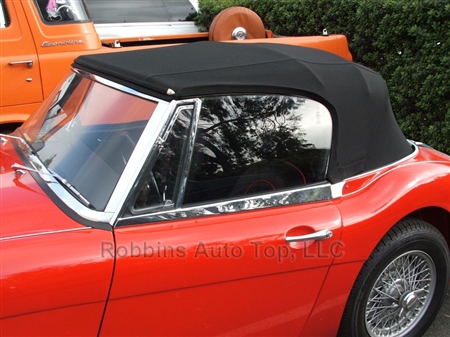 Austin Healey BJ8 Top 1963-1968 British Everflex Top with Zippered Plastic Window