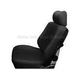 Mercedes SL Roadster Seat Kit - Black Leather w/ Diamond Insert