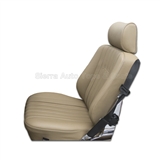 Mercedes SL Roadster Seat Kit, Beige Leather w/ Diamond Insert | Auto Tops Direct