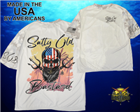 Salty Crossed Tridents 50 UPF Sport Fishing Shirt