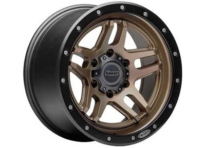 4WP 17x8.5 Wheel, 6X5.5 Bolt Pattern, 0 Offset