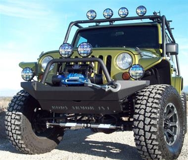 Body Armor '07+ Jeep Wrangler JK High Clearance Front Winch Bumper