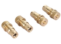 Bulldog Brass Automatic Tire Deflators, Set of 4