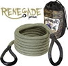 Bubba Rope 3/4" x 20' Renegade, 19,000-lb. Kinetic Rope, Black Eyes