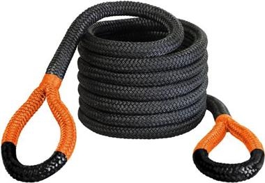 Bubba Rope 1-1/4" x 30' Big Bubba, 52,300-lb Kinetic Rope, Orange Eyes