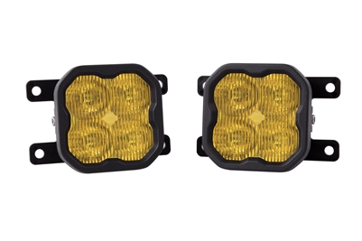 Diode Dynamics SS3 LED Yellow Fog Light Kit for '21+ Ford Bronco (w/ Standard Bumper)