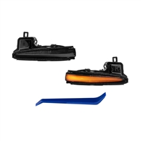 FORM Lighting 2016-2023 Toyota Tacoma Mirror Lights - Smoke Lens (pair), also fits 2019-2025 RAV4