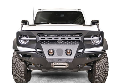 Fab Fours '21+ Ford Bronco Grumper Front Bumper, Matte Black